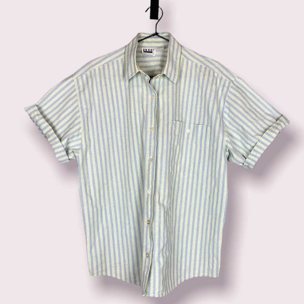 Vintage striped button down